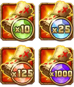 Treasure Map Scatter Symbols