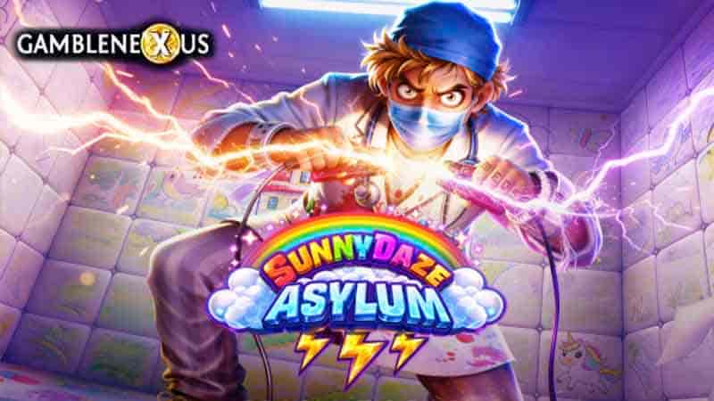Sunnydaze Asylum Slot Logo