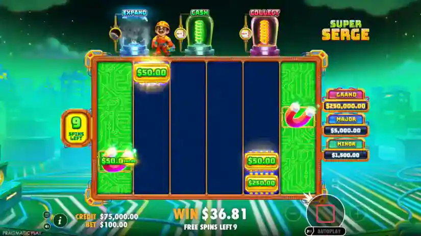 Bonus round free spins