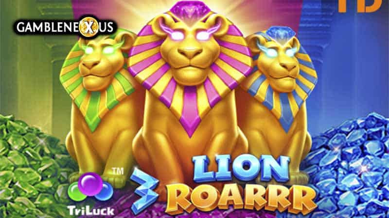 3 Lion Roarrr Slot Logo