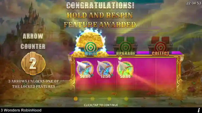 3 Wonders Hold And Respin