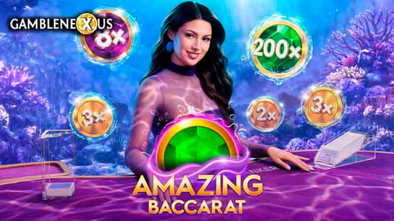 Amazing Baccarat Slot Logo