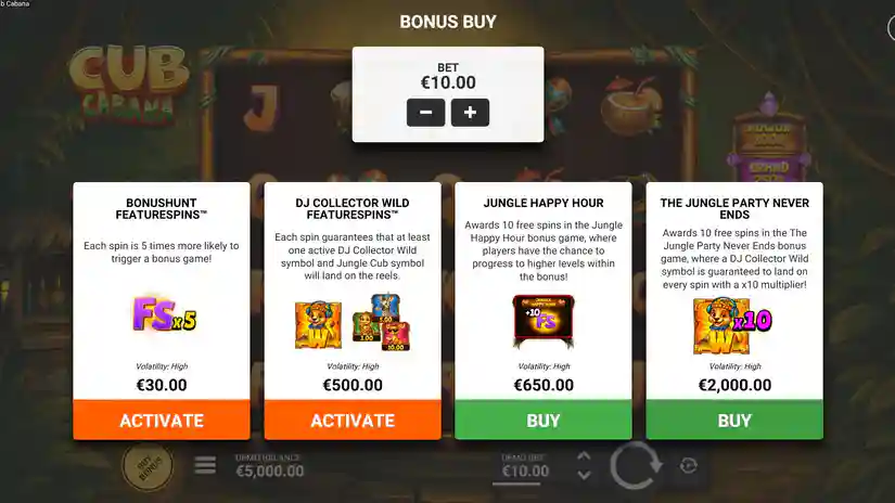 Buy Bonus