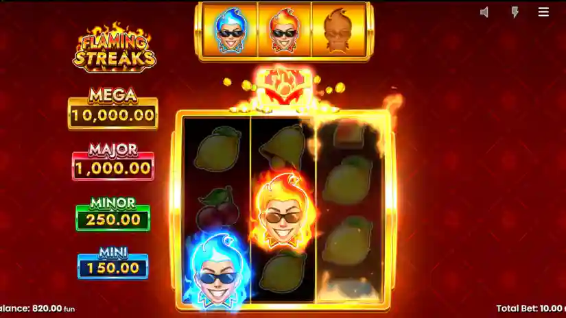 Fiery Jackpots Feature
