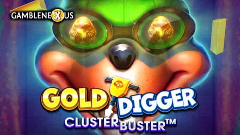 Gold Digger Clusterbuster Slot Logo