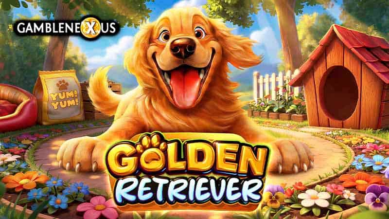 Golden Retriever Slot Logo