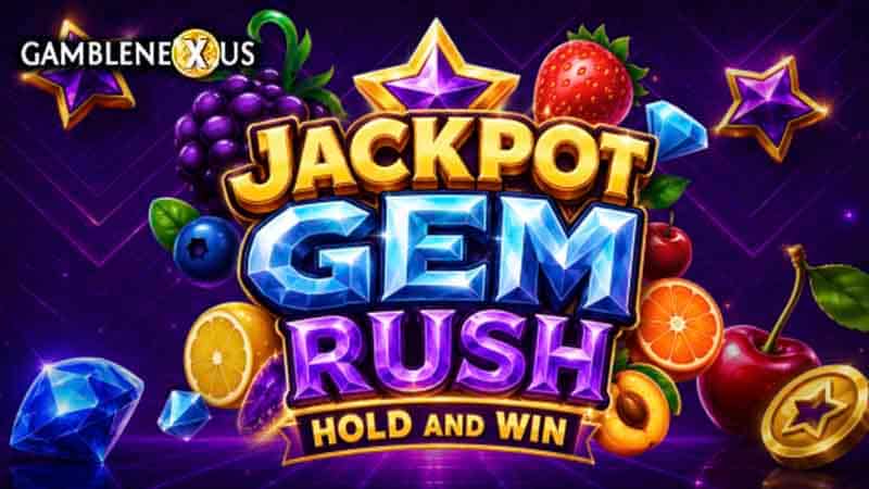 Jackpot Gem Rush: Hold and Win Slot Logo