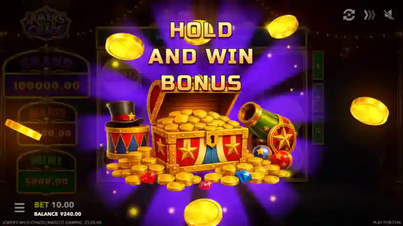 Hold And Win Bonus With Jackpots
