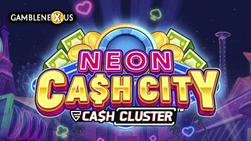 Neon Cash City Slot Logo