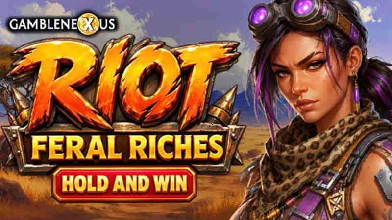 Riot: Feral Riches Slot Logo