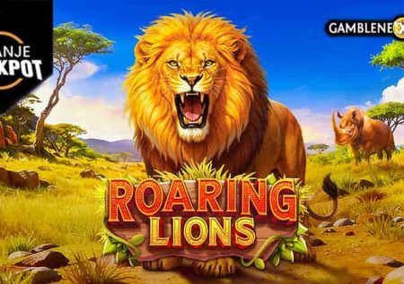 Roaring Lions Slot Logo