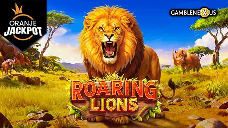 Roaring Lions Slot Logo