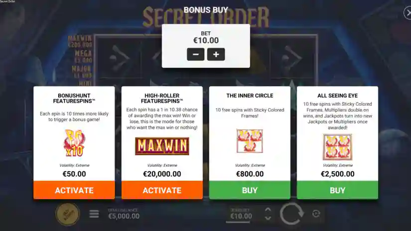 Buy Bonus