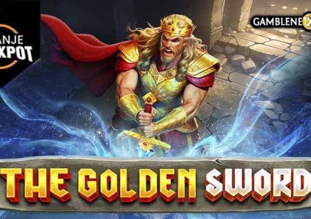The Golden Sword Slot Logo