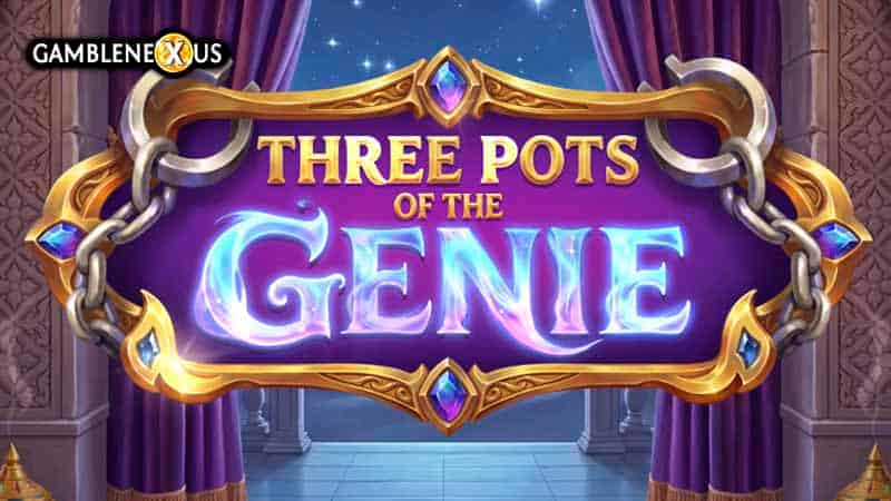 Three Pots of The Genie Slot Logo