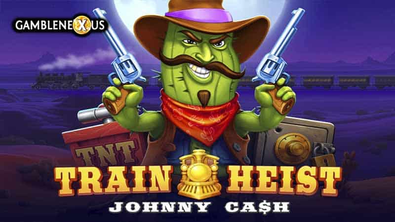 Train Heist Johnny Cash Slot Logo