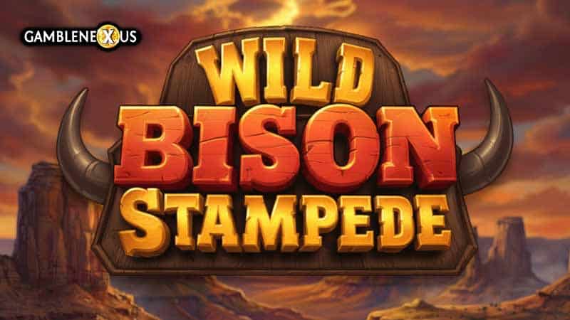 Wild Bison Stampede Slot Logo