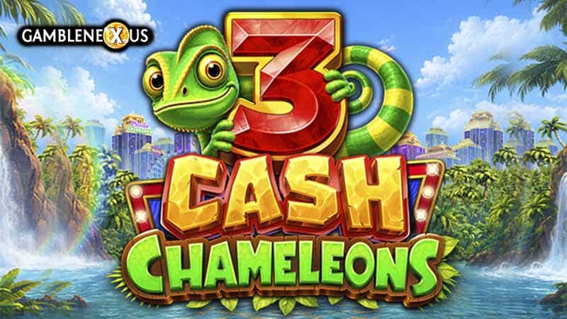 3 Cash Chameleons Slot Logo