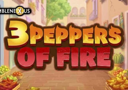 3 Peppers of Fire Slot Logo