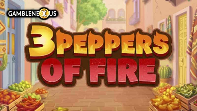 3 Peppers of Fire Slot Logo