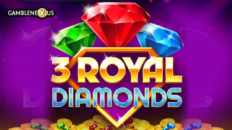 3 Royal Diamonds Slot Logo