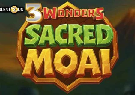 3 Wonders Sacred Moai Slot Logo