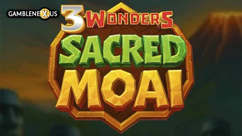 3 Wonders Sacred Moai Slot Logo