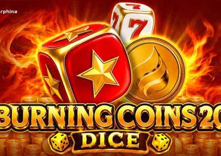 Burning Coins 20 Dice Slot Logo