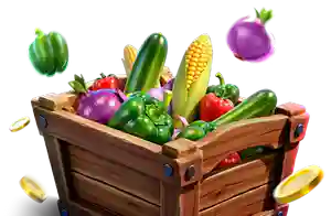 vegetables in a box