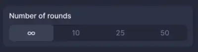 Number of rounds