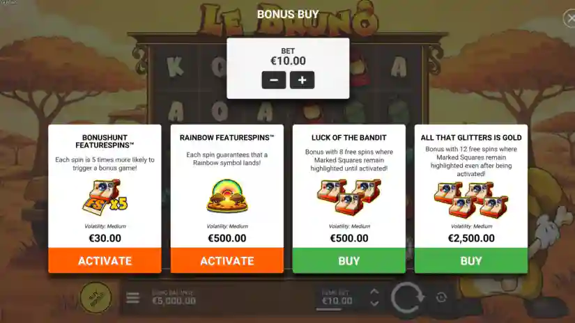 Buy Bonus