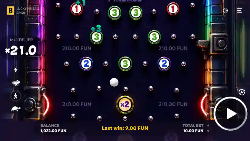 lucky pinball gameplay