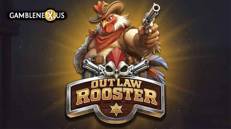 Outlaw Rooster Slot Logo