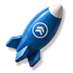 Blue rocket