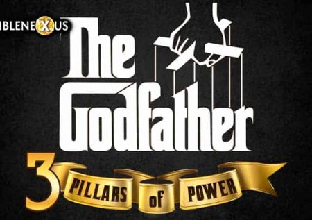 The Godfather: 3 Pillars of Power Slot Logo