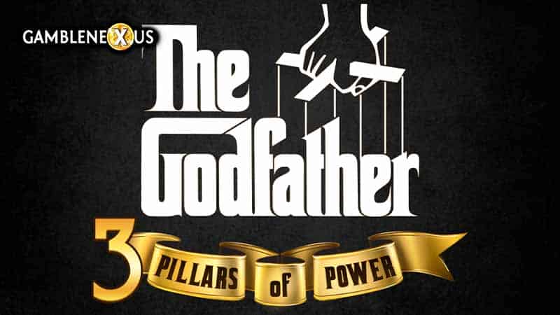 The Godfather: 3 Pillars of Power Slot Logo
