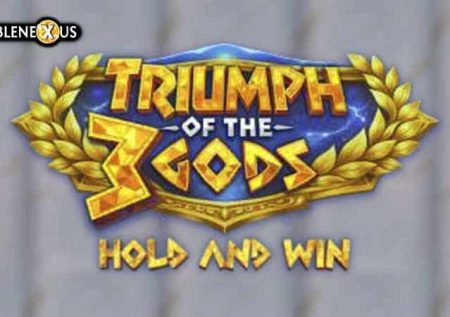 Triumph of the 3 Gods Slot Logo