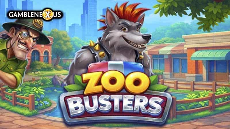 Zoo Busters Slot Logo
