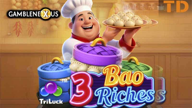 3 Bao Riches Slot Logo