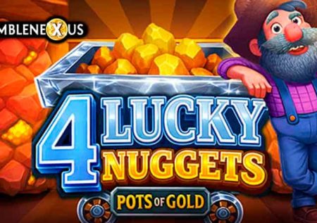 4 Lucky Nuggets Slot Logo