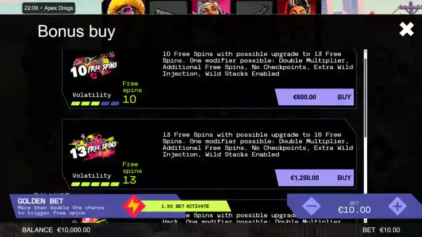 Buy Bonus