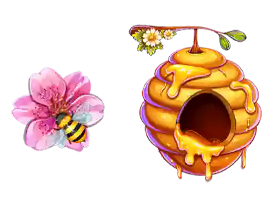 hive bee flower