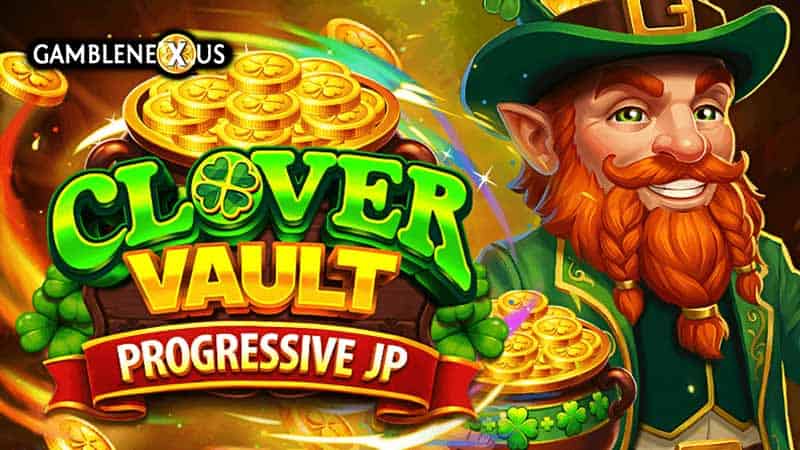Clover Vault: Progressive JP Slot Logo