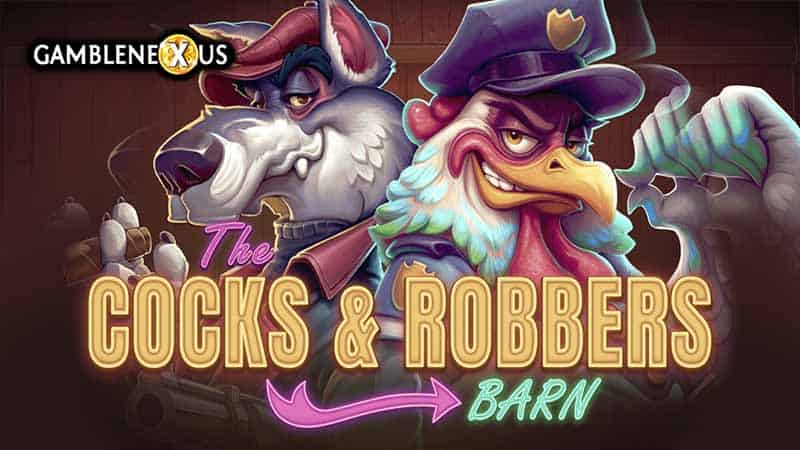 Cocks and Robbers Slot Logo