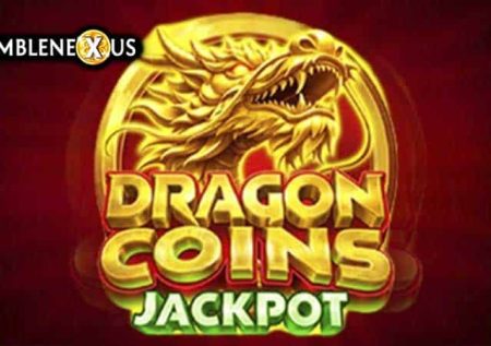 Dragon Coins Jackpot Slot Logo