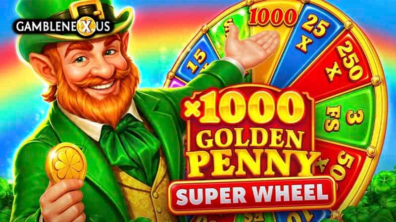 Golden Penny x1000: Super Wheel Slot Logo