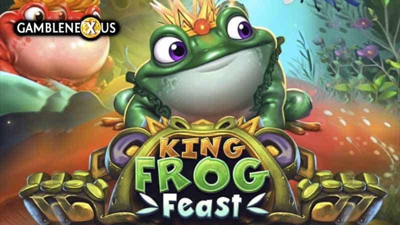 King Frog Feast Slot Logo