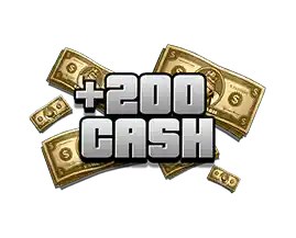 +200 cash