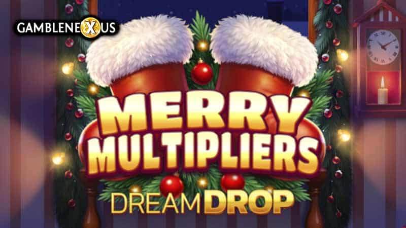 Merry Multipliers Dream Drop Slot Logo