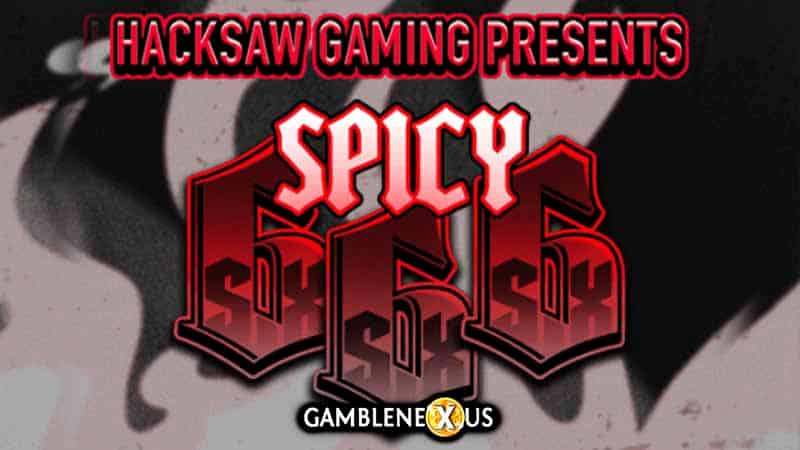 Spicy SixSixSix Slot Logo